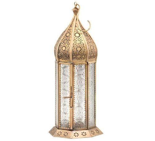Metallic Wedding Moroccan Lantern For Lighting And Home Decoration Light Source: Energy Saving