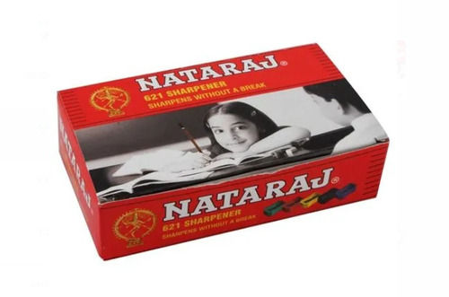 Light Weight And Plastic Material Nataraj 621 Pencil Sharpener Used In School Size: 2 Inch