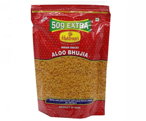 Pack Of 400 Gram Salty Taste Haldiram Aloo Bhujia Namkeen