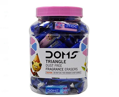 Pack Of 50 Pieces Flexible And Dust Proof Doms Triangle Erasers