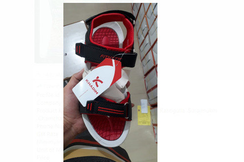 100 प्रतिशत आरामदायक और स्टाइलिश PU मटीरियल लाल सैंडल पुरुषों के लिए, कॉज़ल वियर हील का साइज़: मीडियम हील