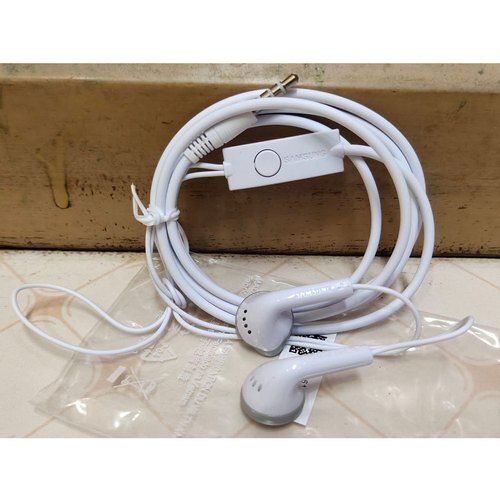 Silver Jack Good Sound Effect Long Life White Samsung Wired Earphone