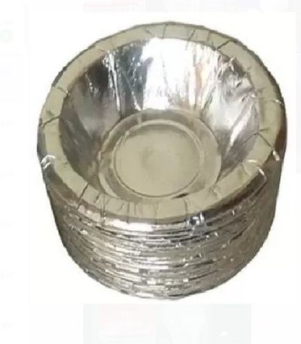 Eco Friendly Silver Disposable Paper Dona Used For Party And Functions Size: 4Inch