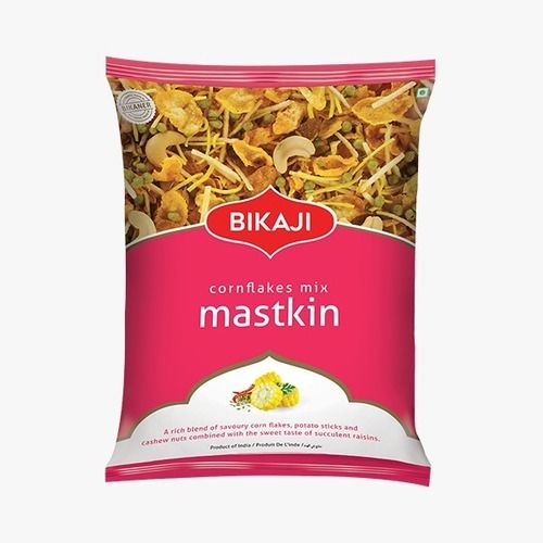 180gram A Grade Crispy And Salty Taste Bikaji Corn Flakes Mix Namkeen
