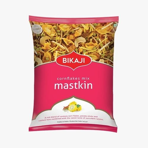 A Grade Crispy And Salty Taste Bikaji Corn Flakes Mix Namkeen 180G Weight  Fat: 10 Percentage ( % )