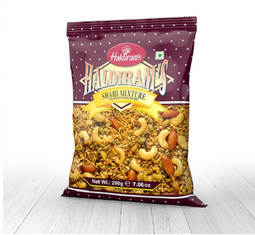 200 Gram Pack Size Salted And Tasty Haldiram Shahi Mixture Namkeen 