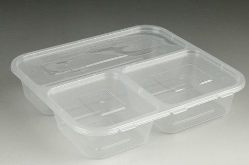 White Capacity 400 Ml Transparent Disposable Plastic Food Container For Packaging