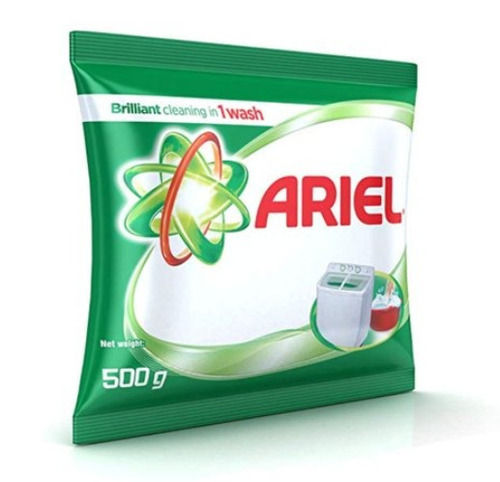 Machine Wash Lily Fragrance Ariel Washing Powder With 500 Gram Packet Pack  Benzene %: 100%