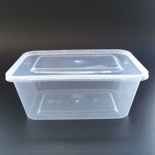 Tarnsparent Capacity 500 Ml Transparent Rectangular Disposable Plastic Food Container Box