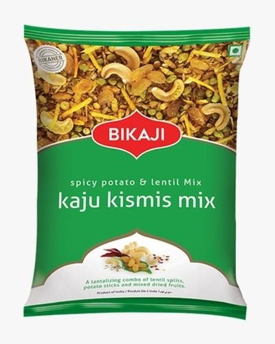 Crispy And Spicy Potato Taste Bikaji Kaju And Kismis Mix Namkeen