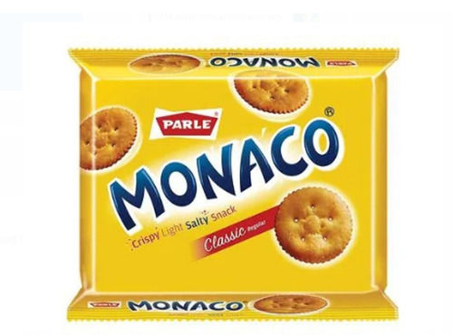 Crispy Round Shape Light Salty Taste Parle Monaco Biscuit For Breakfast  Fat Content (%): 10 Grams (G)