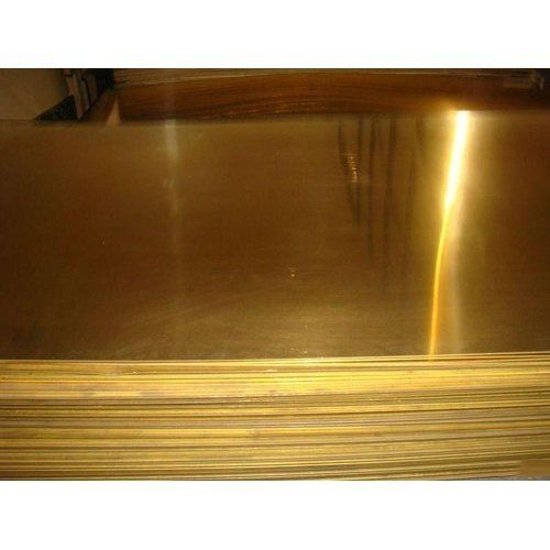 Brown Easily Bent Thin Solid Long Durable Strong Lightweight Polished Brass Sheets