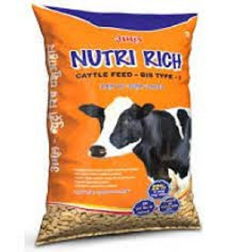 Hygienically Processed And Safe To Use Rich Nutrition Pellets Nutri Rich Cattle Feed