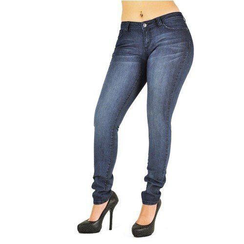 Ladies Stylish Stunning Look Comfortable And Stretchable Blue Denim Jeans  Age Group: >16 Years