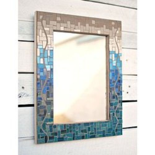 Framed Long Durable Elegant Look And Rectangle Decorative Glass Mirror