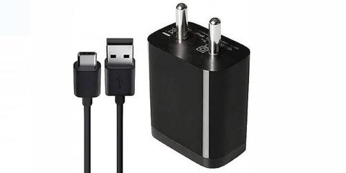 Black Colour 2 Ampere Current Body Material Plastic Mobile Phone Charger Design: Bar