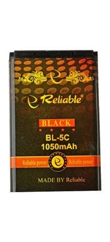 Rectangular Shape Bl 5c Battery For Nokia Mobile Phones 1050mah Battery 