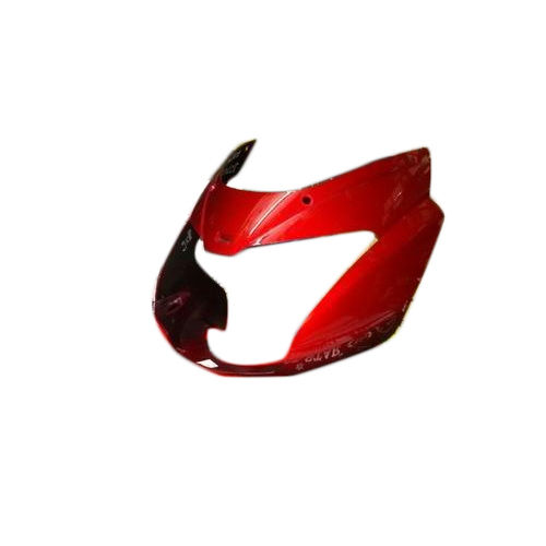 Two Wheeler Unbreakable Long Durable And Strong Red Plastic Headlight Bike Visor