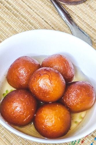 1 Kilogram Pack Of Round Soft And Delicious Taste Sweet Brown Gulab Jamun