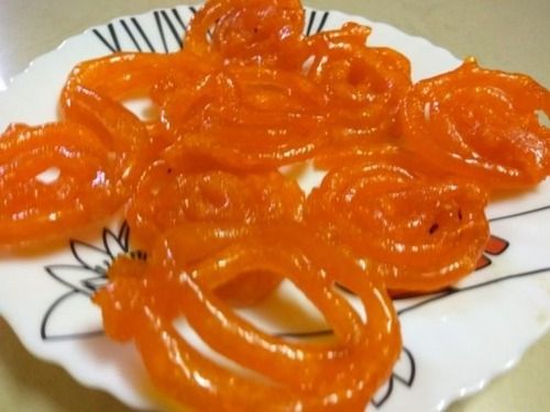 1 Kilogram Pack Of Sweet And Delicious Tasty Soft Orange Jalebi
