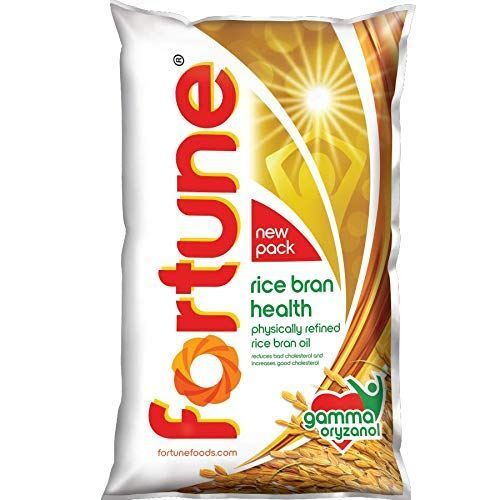 Organic 100% Physically Refined Rice Bran With Vitamin A D E Natural Antioxidant Boosts Immunity Also Fortune Health Oil 1Liter Pouch