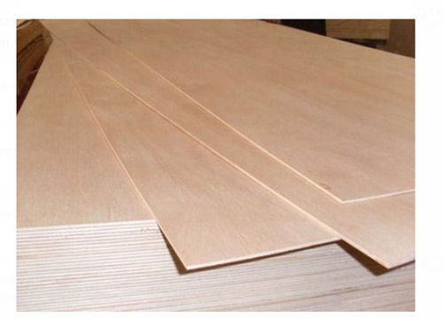 6 Mm Size 8% Moisture Rectangular Shape Brown Colour Commercial Plywood Sheet Core Material: Harwood