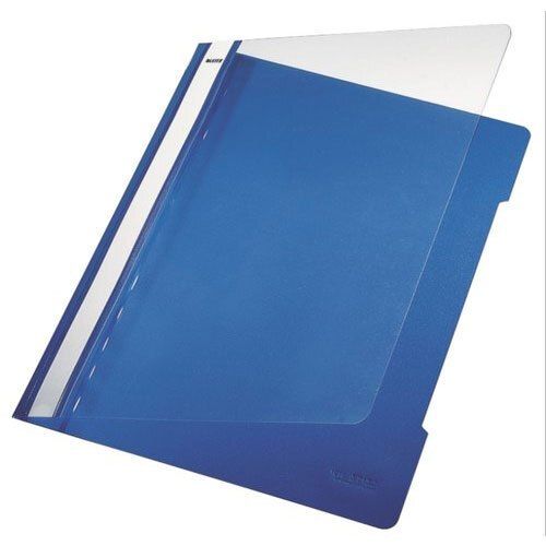 Blue Hard Paper Safe Clip Office Plastic File