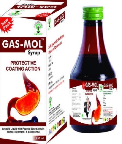 Gas-Mol Protective Coating Action Syrup ,450 Ml  Age Group: Suitable For All Ages