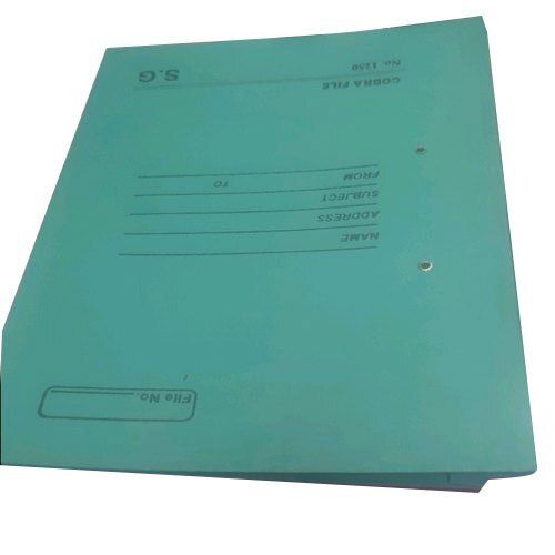 Green Hard Paper Clip Documents Safe Office Plastic File