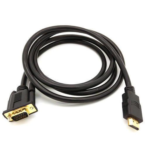 Heavy Duty Flexible Highly Efficient Shock Proof Black Computer Connector