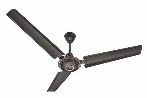 Matt Black Shade 1200 Mm Sweep 400 Rpm Speed Aluminum 3 Blade High Speed Ceiling Fan