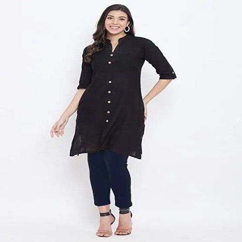 Black Minskk Comfort Kurti Pant For Women