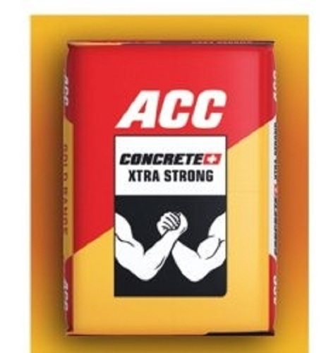 Long Lasting Packed Of 50 Kg Acc Concrete Xtra Strong For Home And Commerical Common Cement