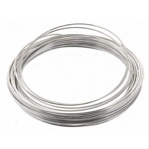 Recyclable Fire Proof Safe And Secure Environment Friendly Silver 0.5Mm Aluminium Wire  Length: 0.5 Millimeter (Mm)