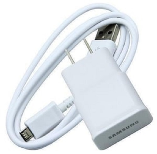 White Color Mini Usb Interface 1 Meter Cord Length Samsung Mobile Charger  Body Material: Plastic