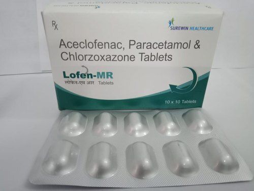  Aceclofenac Paracetamol & Chlorzoxazone Tablets,10X10 Age Group: Adult