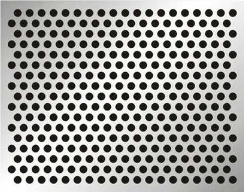 0-3 Mm Silver Stainless Steel Perforated Sheets With Corrosion Resistant