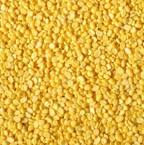 1 Kilogram Pack Of Food Grade Oval Natural Dried Yellow Moong Dal