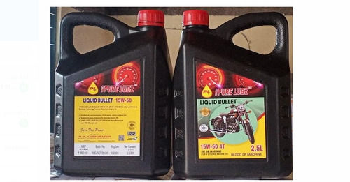 Brown Friction Resistance Longer Life Ipure Lubz 4T Plus Sae 15W50 Bike Engine Oil, 1 Liter 