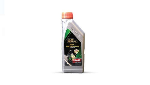 Royal 4T Plus SAE 20W40 Fully Synthetic Bike Engine Oil - 1 Liter, High Heat Breakdown Resistance, Superior Wear Protection, Improved Viscosity Retention, Eco-Friendly Fuel Economy, Enhanced Engine Cleanliness, Friction Resistance for Longer Engine Life