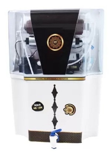 Plastic Multi Stage Storage Capacity 15 Liter White Rectangular Wall Mounted Ro Water Purifier