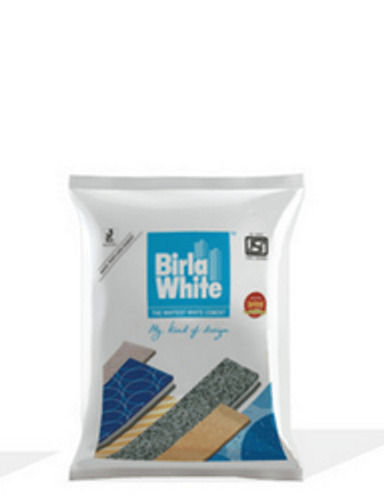 Blaine Superior Fineness High Opacity Faultless Finish Birla White Cement 5kg