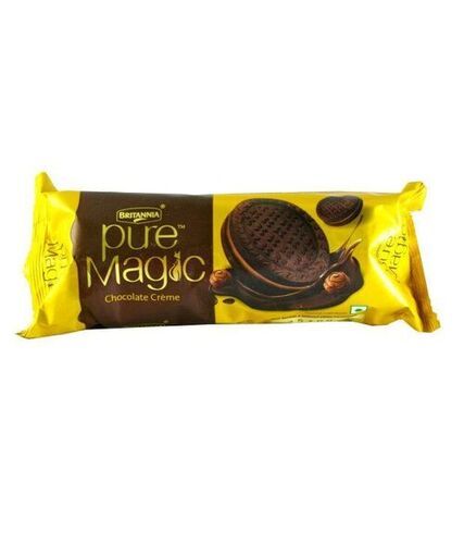 Crunchy And Crispy Mouth Watering Tasty Britannia Pure Magic Chocolate Cream Biscuit Fat Content (%): 5 Grams (G)