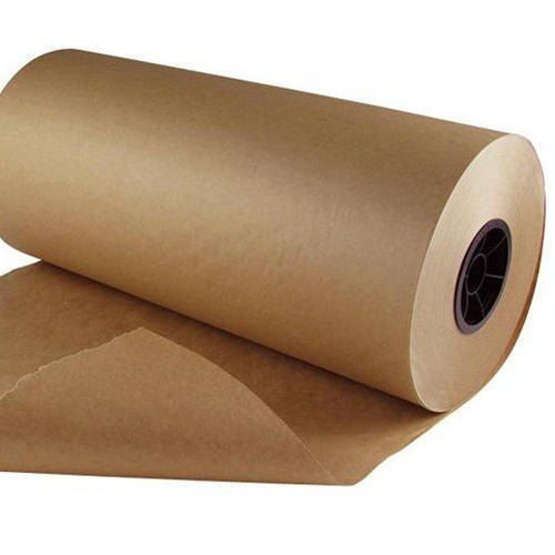 Eco Friendly And Recyclable Lightweight Plain Brown Kraft Paper Roll
