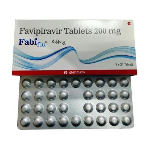 Antiviral Medication Works As Preventing The Virus Favipiravir 200Mg Tablets Fabiflu  C5H4Fn3O2