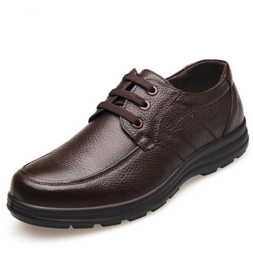 Winter Comfortable And Light Weight Brown Men Leather Casual Shoes