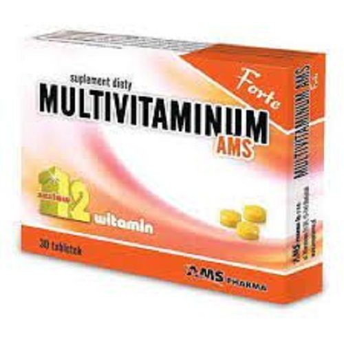 Multivitamin Ams Tablet Ingredients: Vitamin E - 12 Mg (100% *)