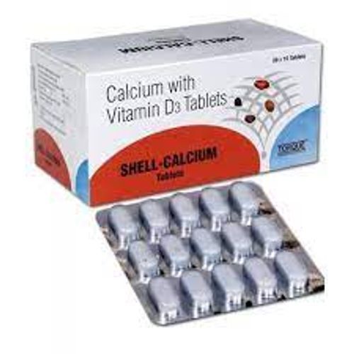 Nutritional Supplement Shell-calcium With Vitamin D3 Tablets, 20 X 15 Capsule