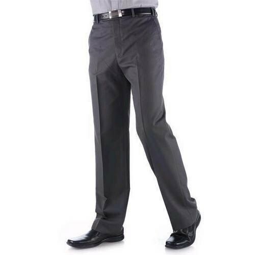 Regular Length And Machine-wash Mid-rise West Mena S Grey Formal Pants