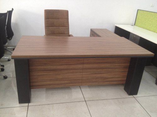 Termite Resistance And Strong Elegant Look Wooden Brown Office Furniture Carpenter Assembly